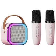 Load image into Gallery viewer, Karaoke Machine for Adults and Kids Portable Karaoke Machine with 2 Wireless Bluetooth Microphones Best Birthday Gift Meetings