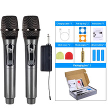 Load image into Gallery viewer, Karaoke Wireless Microphone Dynamic VHF Handheld Professional Mic For Sing Party Speech Church Club Show Meeting Room Home