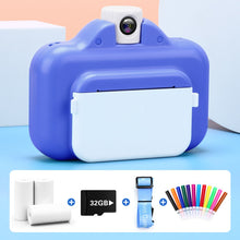 Load image into Gallery viewer, Kids Camera WIFI Instant Print Camera Thermal Printer Wireless WIFI Phone Printer 32GB Card 1080P HD Children Digital Camera Toy