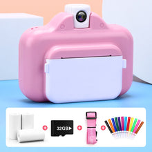 Load image into Gallery viewer, Kids Camera WIFI Instant Print Camera Thermal Printer Wireless WIFI Phone Printer 32GB Card 1080P HD Children Digital Camera Toy