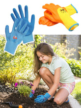 Load image into Gallery viewer, Kids Gardening Gloves Nitrile Coated Toddler Garden Gloves For Childrens Little Girls Boys Youth Handwork Non-slip Anti-stab