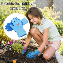 Load image into Gallery viewer, Kids Gardening Gloves Nitrile Coated Toddler Garden Gloves For Childrens Little Girls Boys Youth Handwork Non-slip Anti-stab