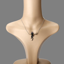 Load image into Gallery viewer, Kiki's Delivery Service Jiji Cat Broom Pendants Fashion Jewelry for Women Black Cat Hanging Wand Necklace Witches Jewelry
