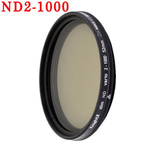 Load image into Gallery viewer, KnightX Camera filter 52MM densidad neutra ND star 4X 6X line Special Effects macro lens for smartphone cellphone mobile android