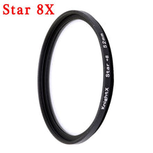 Load image into Gallery viewer, KnightX Camera filter 52MM densidad neutra ND star 4X 6X line Special Effects macro lens for smartphone cellphone mobile android