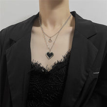 Load image into Gallery viewer, Korean Stainless Steel Choker Layered Necklace Women Punk Trendy Dainty Chain Statement Pendant Hip Hop Jewelry