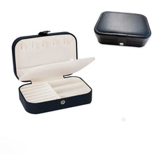 Load image into Gallery viewer, Korean Version Simple Ins Style Portable Jewelry Storage Box 2023 New High-end Exquisite Large Capacity Travel Jewelry Bag