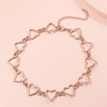 Load image into Gallery viewer, Kpop Vintage Harajuku Goth Metal Heart Neck Chains Choker Grunge Necklaces For Women Egirl Cosplay Aesthetic Accessories Jewelry