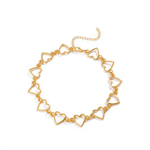 Load image into Gallery viewer, Kpop Vintage Harajuku Goth Metal Heart Neck Chains Choker Grunge Necklaces For Women Egirl Cosplay Aesthetic Accessories Jewelry
