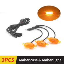 Load image into Gallery viewer, LED Front Grille Marker Lights w/Projector Lens Assembly Compatible with Cars, Pickups, Trucks, SUV, Trailer, 3000K Amber