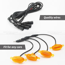 Load image into Gallery viewer, LED Front Grille Marker Lights w/Projector Lens Assembly Compatible with Cars, Pickups, Trucks, SUV, Trailer, 3000K Amber