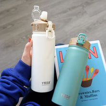 Load image into Gallery viewer, Large Capacity Double Stainless Steel Thermos Mug With Straw Portable Vacuum Flasks Creative Thermal Bottle Tumbler Thermocup