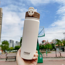Load image into Gallery viewer, Large Capacity Double Stainless Steel Thermos Mug With Straw Portable Vacuum Flasks Creative Thermal Bottle Tumbler Thermocup