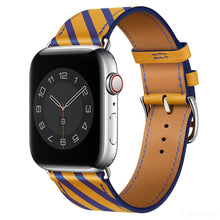 Load image into Gallery viewer, Leather strap For Apple watch band 44mm 40mm 38mm 42mm iWatch Single tour bracelet Apple watch 5 4 3 se 6