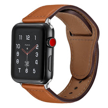 Load image into Gallery viewer, Leather strap For Apple watch band 44mm 40mm 42mm 38mm 44 mm Smartwatch Accessories wristband bracelet iWatch 3 4 5 SE 6 7
