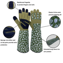 Load image into Gallery viewer, Long Gardening Gloves for Women Thorn Proof Gloves,Men's Rose Pruning Garden Gloves with Touch Screen,Breathable Work Gloves