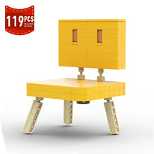 Load image into Gallery viewer, MOC Anime Figure Suzumeds Sōta Munakata Chair Cartoon Kits Building Blocks Home Decor Room Scene Bricks Toys for Children