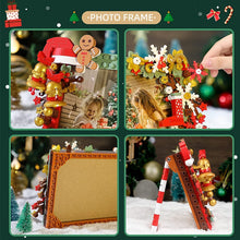 Load image into Gallery viewer, MOC Creative Christmas Fun Desk Mirror Bricks Santa Claus Gingerbread House Sets Building Block Decoration Toys Kids Boys Gifts