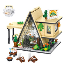 Load image into Gallery viewer, MOC Creative Flower Bouquet Store House Model Building Block City View Holiday Summer Coffee Shop Bricks Girls Toys Kids Gifts