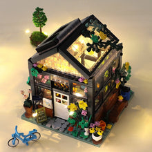 Load image into Gallery viewer, MOC Creative Flower Bouquet Store House Model Building Block City View Holiday Summer Coffee Shop Bricks Girls Toys Kids Gifts