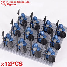 Load image into Gallery viewer, MOC Medieval Dwarf Warrior Elves Knights lotr Figures Building Blocks Accessories Armor Shield Weapon DIY Toys For Children gift