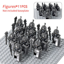 Load image into Gallery viewer, MOC Medieval Dwarf Warrior Elves Knights lotr Figures Building Blocks Accessories Armor Shield Weapon DIY Toys For Children gift