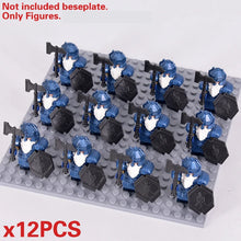Load image into Gallery viewer, MOC Medieval Dwarf Warrior Elves Knights lotr Figures Building Blocks Accessories Armor Shield Weapon DIY Toys For Children gift
