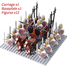 Load image into Gallery viewer, Medieval Knights mini Action Figures Building Blocks Roman Chariot Carriage Soldier War Horse Bricks Toys for Children Gift
