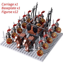 Load image into Gallery viewer, Medieval Knights mini Action Figures Building Blocks Roman Chariot Carriage Soldier War Horse Bricks Toys for Children Gift
