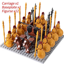Load image into Gallery viewer, Medieval Knights mini Action Figures Building Blocks Roman Chariot Carriage Soldier War Horse Bricks Toys for Children Gift