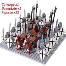 Load image into Gallery viewer, Medieval Knights mini Action Figures Building Blocks Roman Chariot Carriage Soldier War Horse Bricks Toys for Children Gift