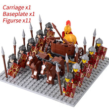 Load image into Gallery viewer, Medieval Knights mini Action Figures Building Blocks Roman Chariot Carriage Soldier War Horse Bricks Toys for Children Gift