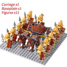 Load image into Gallery viewer, Medieval Knights mini Action Figures Building Blocks Roman Chariot Carriage Soldier War Horse Bricks Toys for Children Gift