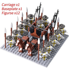 Load image into Gallery viewer, Medieval Knights mini Action Figures Building Blocks Roman Chariot Carriage Soldier War Horse Bricks Toys for Children Gift