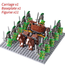 Load image into Gallery viewer, Medieval Knights mini Action Figures Building Blocks Roman Chariot Carriage Soldier War Horse Bricks Toys for Children Gift
