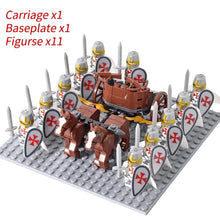 Load image into Gallery viewer, Medieval Knights mini Action Figures Building Blocks Roman Chariot Carriage Soldier War Horse Bricks Toys for Children Gift