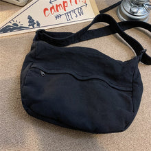 Load image into Gallery viewer, Men Crossbody Bags Retro Cargo Harajuku Shoulder All-match Large Capacity Satchels School Casual Canvas Bag Japan Style Handbag