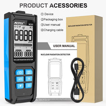 Load image into Gallery viewer, Mestek NC03 Nuclear Radiation Detector Geiger Counter Radiation Dosimeter X γ β ray Radioactivity Tester Sound Alarm Radiometer