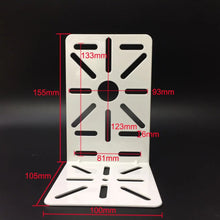 Load image into Gallery viewer, Metal Steel Vertical Mount Bracket Right angle Reinforcing Plate for CCTV 5X ZOOM PTZ Dome Camera Ceiling Mounting / Wall Mounti
