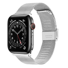 Load image into Gallery viewer, Milanese Loop for Apple Watch Band 6 SE 5 4 44mm 42mm Stainless Steel Bracelet Metal Wrist Strap of iWatch Series 1 2 3 38mm 40m