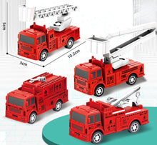 Load image into Gallery viewer, Mini Car Model Toy Pull Back Car Toys Engineering Vehicle Fire Truck Kids Inertia Cars Boy Toys Diecasts Toy for Children Gift