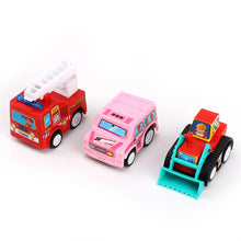 Load image into Gallery viewer, Mini Car Model Toy Pull Back Car Toys Engineering Vehicle Fire Truck Kids Inertia Cars Boy Toys Diecasts Toy for Children Gift