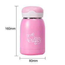 Load image into Gallery viewer, Mini Cute Coffee Vacuum Flasks Thermos Stainless Steel Travel Drink Water Bottle 320ml Thermoses Cups And Mugs
