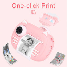 Load image into Gallery viewer, Minibear Children Camera For Kids Instant Camera 1080P Digital Camera For Children Photo Camera Toys For Girl Boy Birthday Gifts
