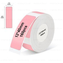 Load image into Gallery viewer, Mix Size White/Transparent P15 Thermal Label Paper Cable Wire Label Sticker Compatible for P15 P12 P11 Phomemo D30 Label Printer