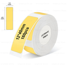 Load image into Gallery viewer, Mix Size White/Transparent P15 Thermal Label Paper Cable Wire Label Sticker Compatible for P15 P12 P11 Phomemo D30 Label Printer