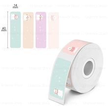 Load image into Gallery viewer, Mix Size White/Transparent P15 Thermal Label Paper Cable Wire Label Sticker Compatible for P15 P12 P11 Phomemo D30 Label Printer