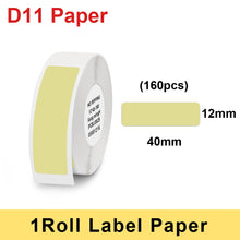 Load image into Gallery viewer, Multicolor D11 Printing Label For Niimbot D11 D110 Wireless Label Printer Waterproof Anti-Oil Tear-Resistant Thermal Label Paper