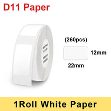 Load image into Gallery viewer, Multicolor D11 Printing Label For Niimbot D11 D110 Wireless Label Printer Waterproof Anti-Oil Tear-Resistant Thermal Label Paper
