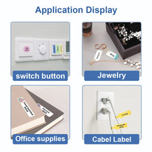 Load image into Gallery viewer, Multicolor D11 Printing Label For Niimbot D11 D110 Wireless Label Printer Waterproof Anti-Oil Tear-Resistant Thermal Label Paper